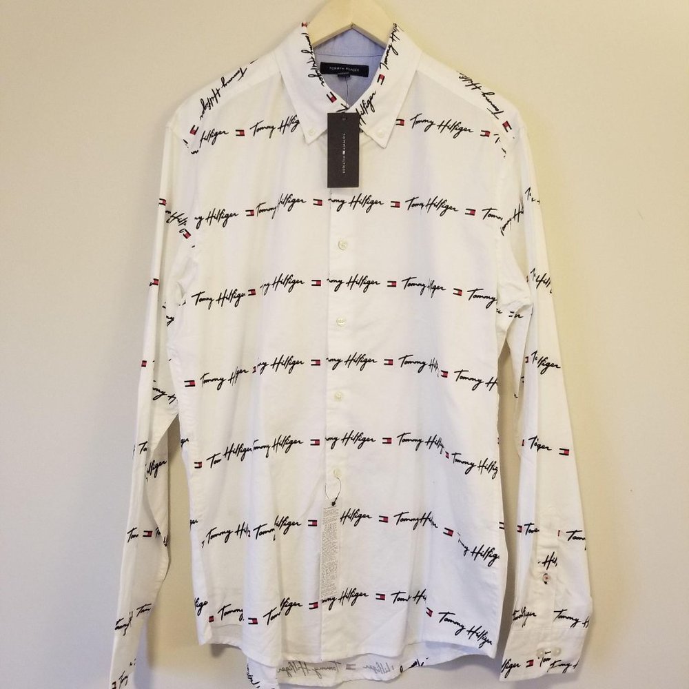 Tommy Hilfiger Button Down Long Sleeve Shirt. XXL